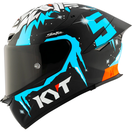 Left Side View of KYT TT-REVO Masia Winter Test Motorcycle Helmet