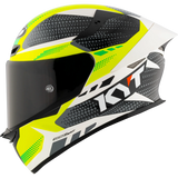 Left Side View of KYT TT-REVO Gear Black Yellow Motorcycle Helmet