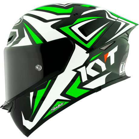 Left Side View of KYT TT-REVO Alex Lowes Replica Motorcycle Helmet