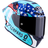 KYT TT Revo Helmet – Leopard Americas Special Edition