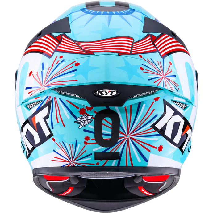 KYT TT Revo Helmet – Leopard Americas Special Edition