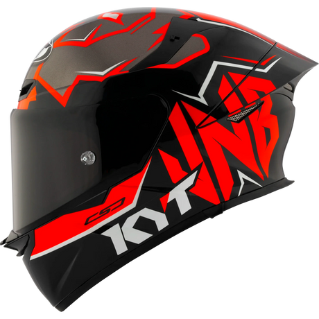 Left Side View of KYT TT-REVO Nicolo Bulega 2022 Motorcycle Helmet