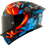Left Side View of Front Left View of KYT TT-REVO Magnet Motorcycle Helmet