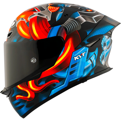 Left Side View of Front Left View of KYT TT-REVO Magnet Motorcycle Helmet