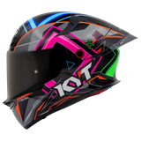 Left Side View of KYT TT-REVO Ratthapark Play Motorcycle Helmet