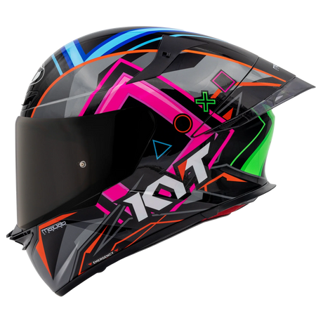 Left Side View of KYT TT-REVO Ratthapark Play Motorcycle Helmet