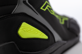 Sabre Moto Shoe Ce Boot Blk/Gry/Flo Yellow Sz 7