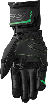 S1 Glove Blk/Flo Green Leather Sm