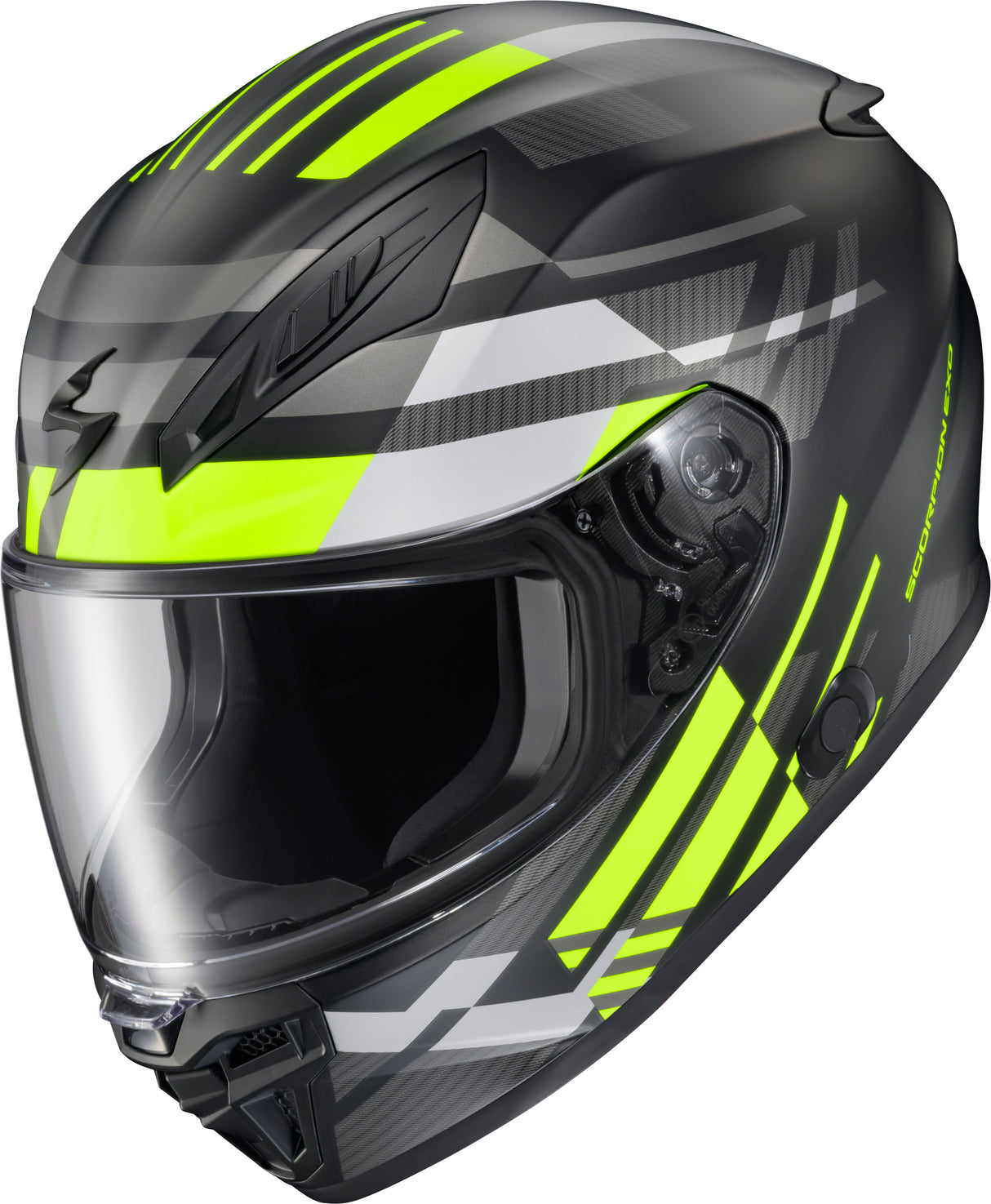 Exo R430 Full Face Helmet Paradox Hi Viz 2x