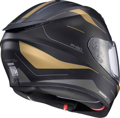 Exo R430 Full Face Helmet Cutlass Black/Gold 2x