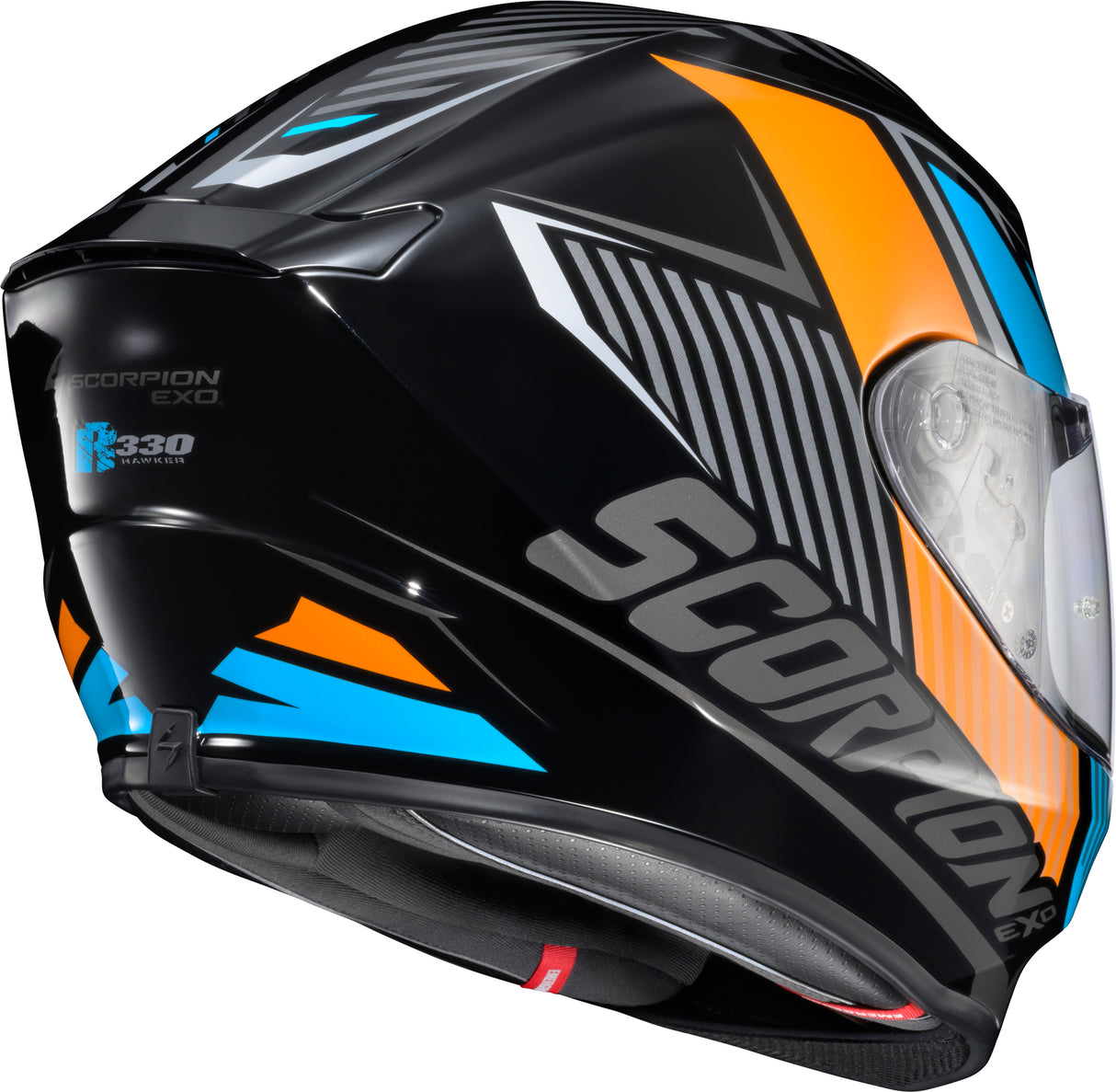 Exo R330 Full Face Helmet Hawker Light Blue 2x