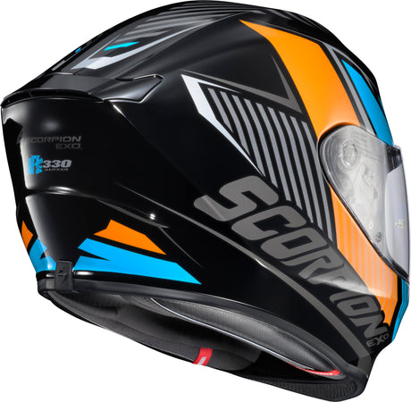 Exo R330 Full Face Helmet Hawker Light Blue 2x