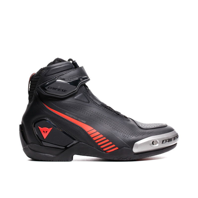 Dainese Superya Shoes Black/Red Fluorescent Size - 38