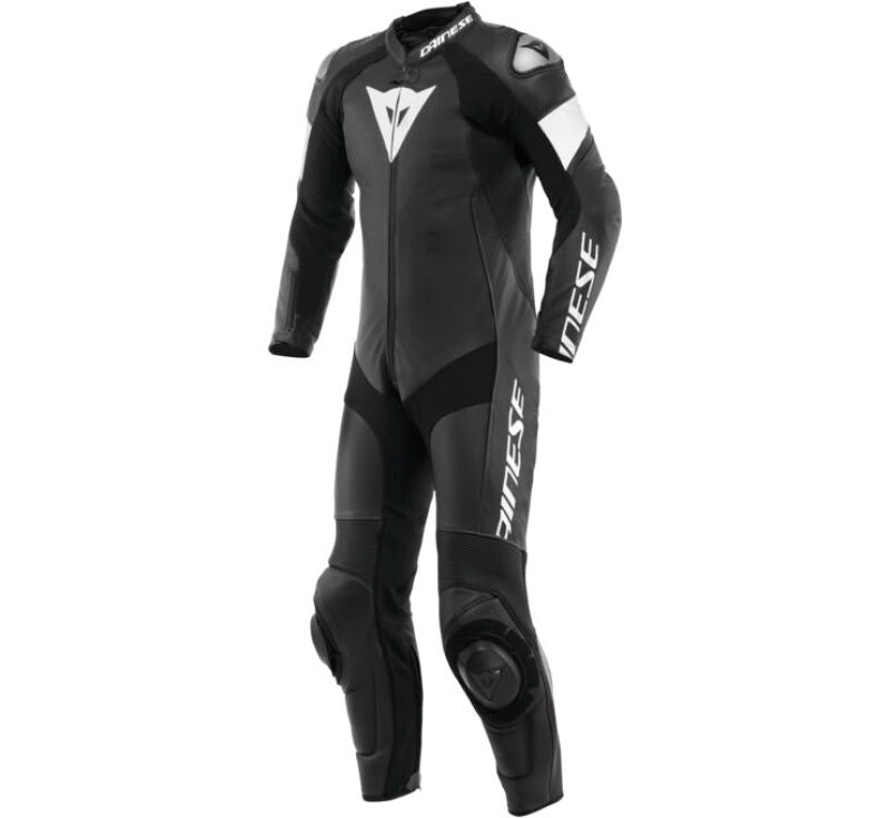 Dainese Tosa 1PC Leather Suit Perforated Black/Black/White Size - 48