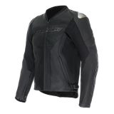 Dainese Racing 5 Perforated Leather Jacket Black/Black/Black Size - 44