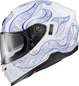 Exo T520 Helmet Nama Shimi White/Blue 2x