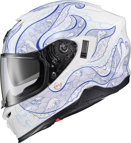 Exo T520 Helmet Nama Shimi White/Blue 2x