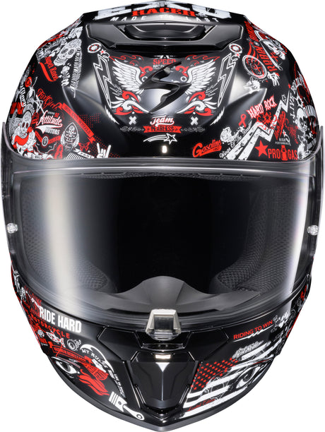 Exo R330 Full Face Helmet Shake 2 Red 2x