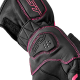 S1 Ladies Glove Black/Pink Leather Sm