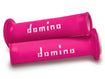 Motogp Grips Fuchsia/White Pair