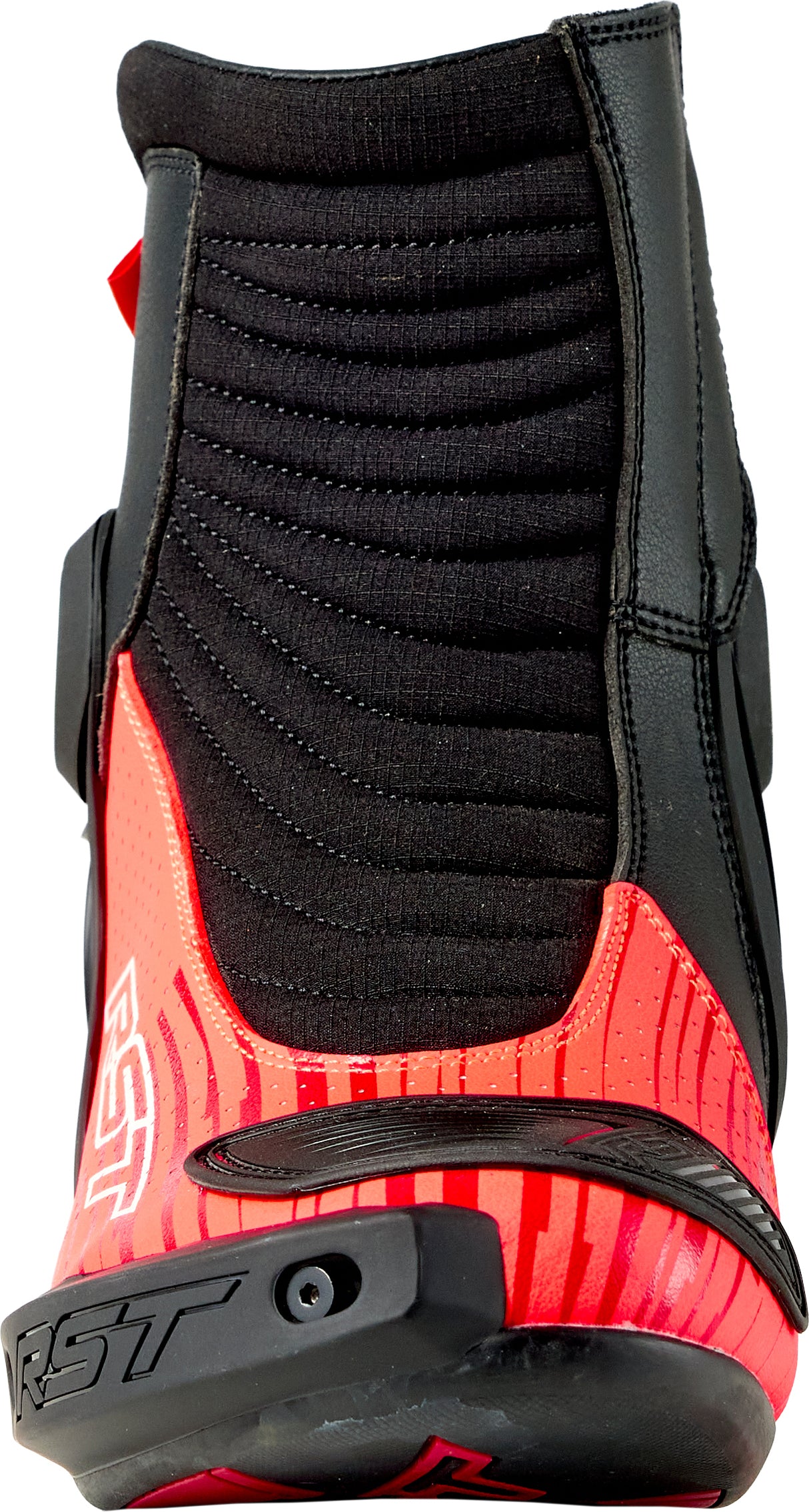 Tractech Evo D3o Short Boot Black/Flo Red 7