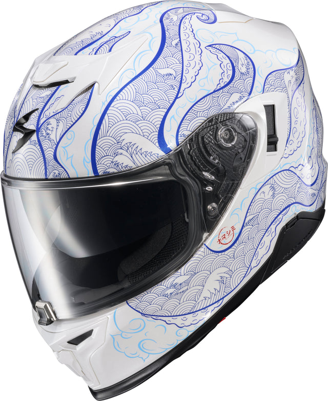 Exo T520 Helmet Nama Shimi White/Blue 2x