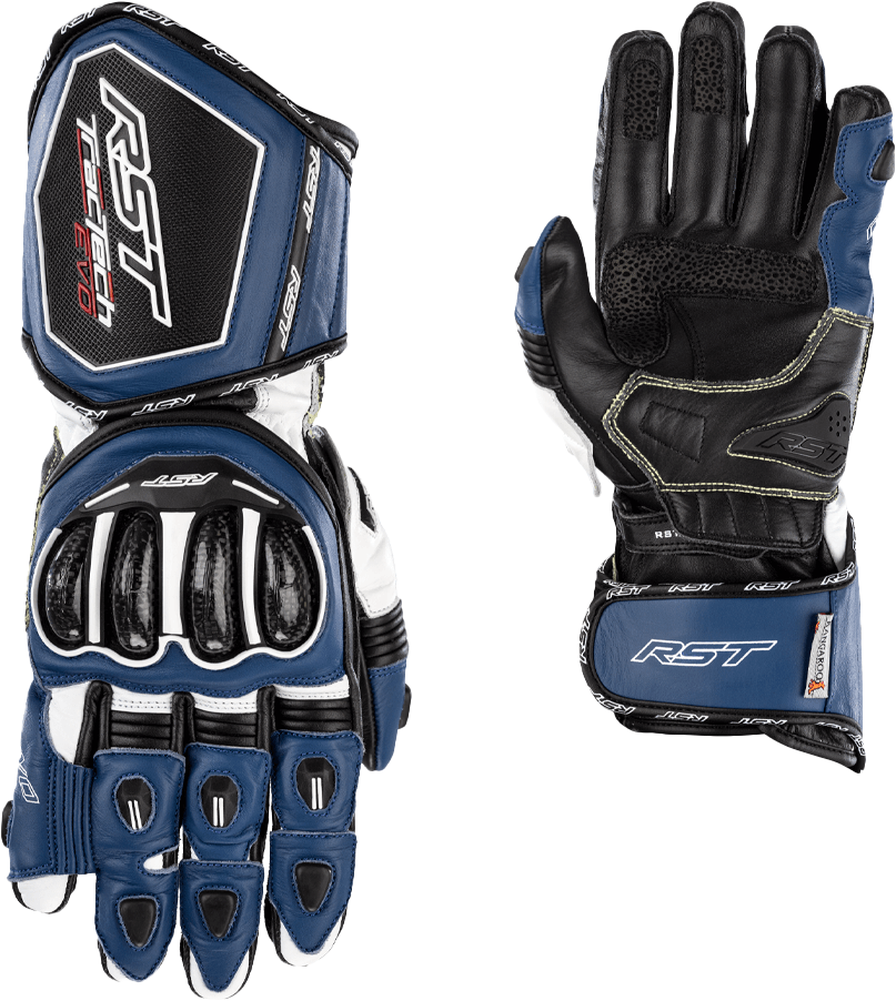 Tractech Evo 4 Ce Glove Blue/White/Black Sm