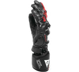 Dainese Druid 4 Leather Gloves Black/Lava-Red/White - Large