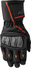 S1 Glove Blk/Red Leather Md