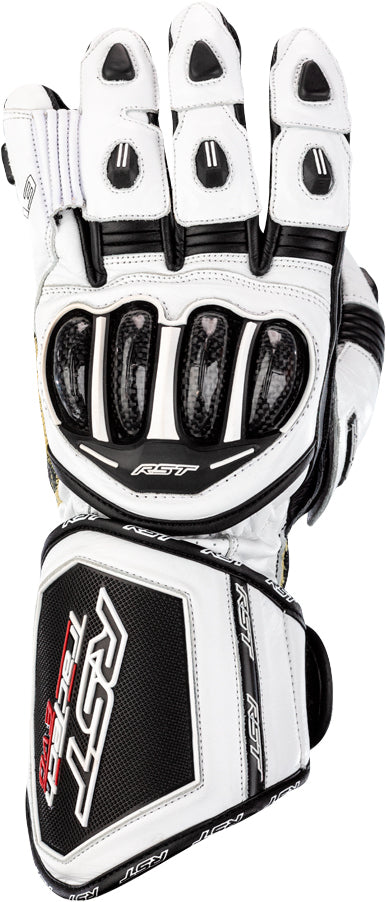 Tractech Evo 4 Ce Ladies Glove White/Black Leather Sm
