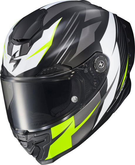 Apex Exo Warp Full Face Helmet Dilithium Blk/Whit/Hi Vis 2x