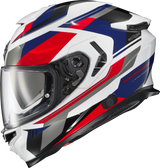Exo Eclipse Full Face Helmet Lunar White/Red/Blue 2x