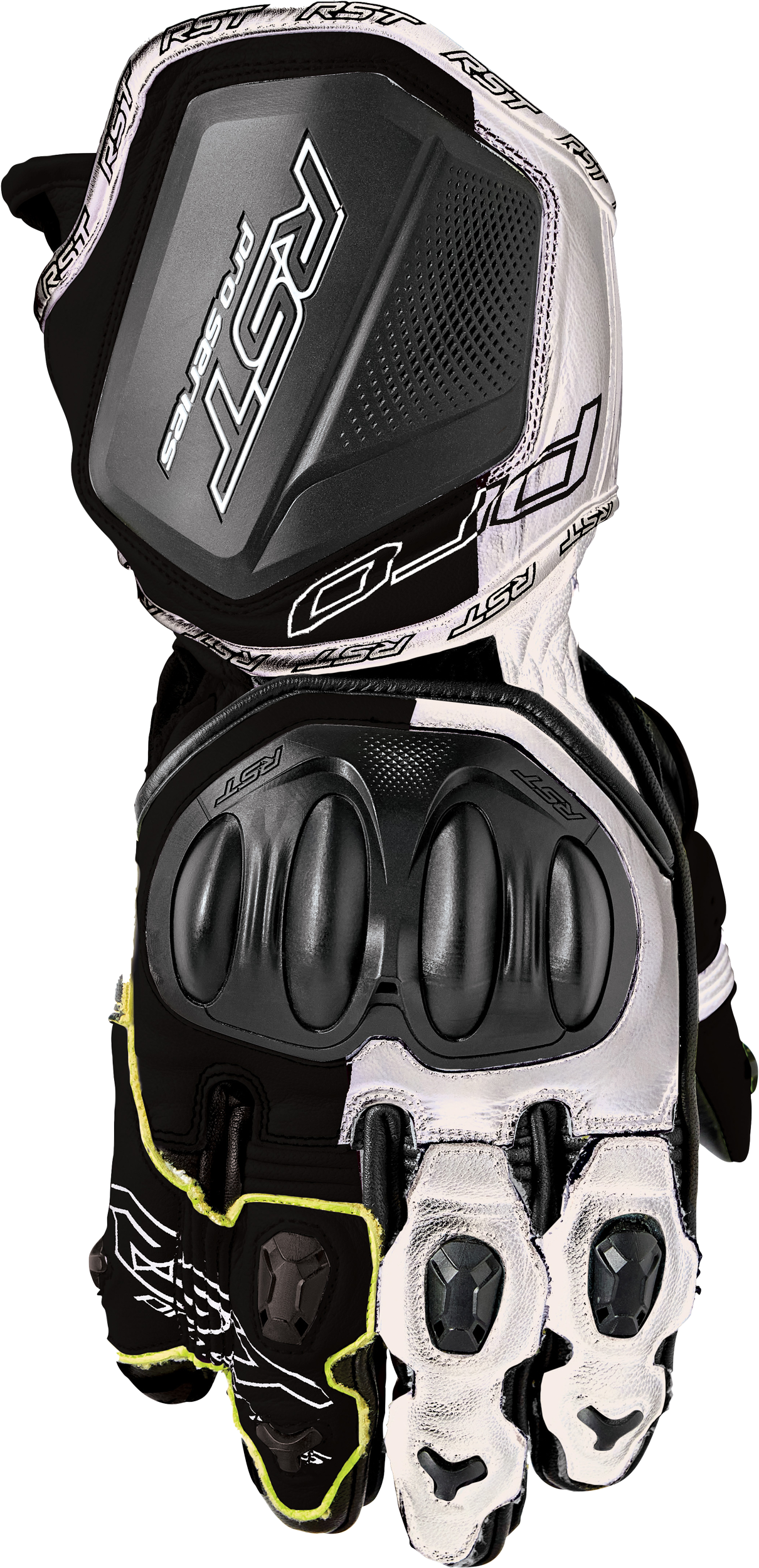 Pro Series Gp D3o Gloves Black/White Leather Xs
