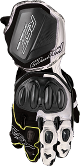 Pro Series Gp D3o Gloves Black/White Leather Xs