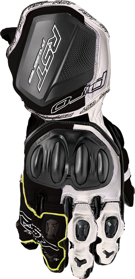 Pro Series Gp D3o Gloves Black/White Leather Xs