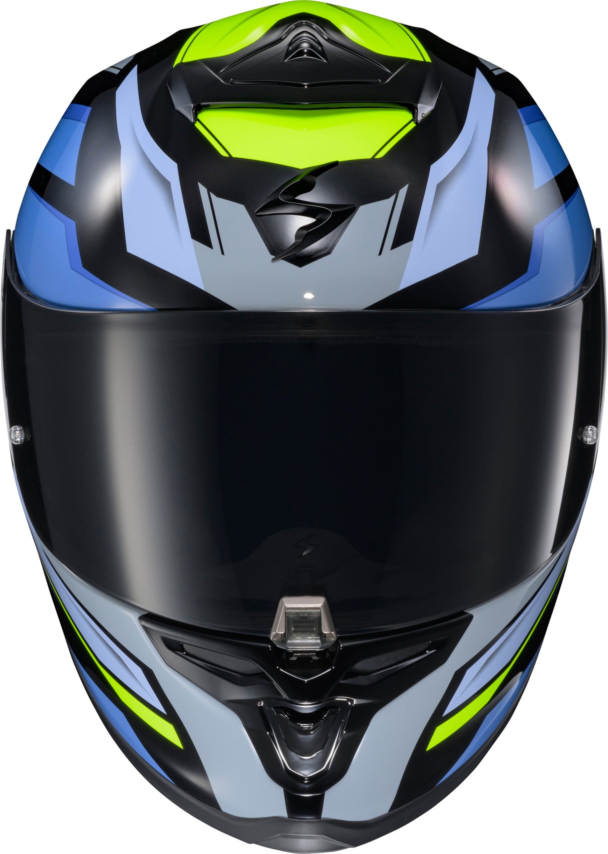 Exo R1 Air Full Face Helmet Raven Black/Blue/Hi Viz 2x