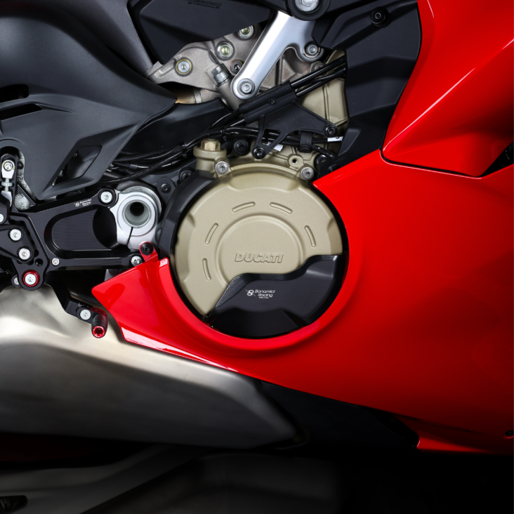 Bonamici Billet Aluminum Engine Case Savers Ducati Panigale V4/V4S 2025