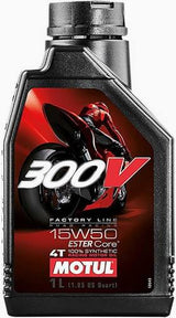 Motul 300V 15W-50 Factory Line Full Synthetic Ester Motorcycle Oil – 1L