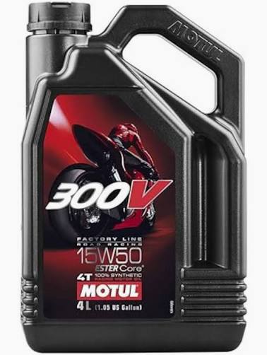 Motul 300V 15W-50 Factory Line Full Synthetic Ester Motorcycle Oil – 4L