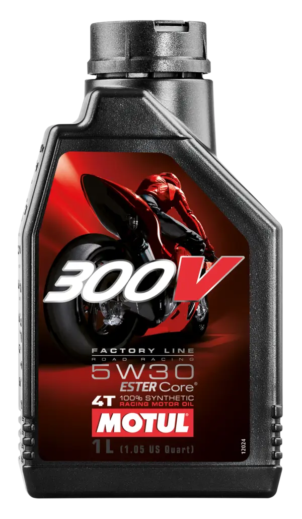 Motul 300V Factory Line Synthetic Ester Oil – 5W‑30 (Extra 1 L Bottle for Oil Change Kit)