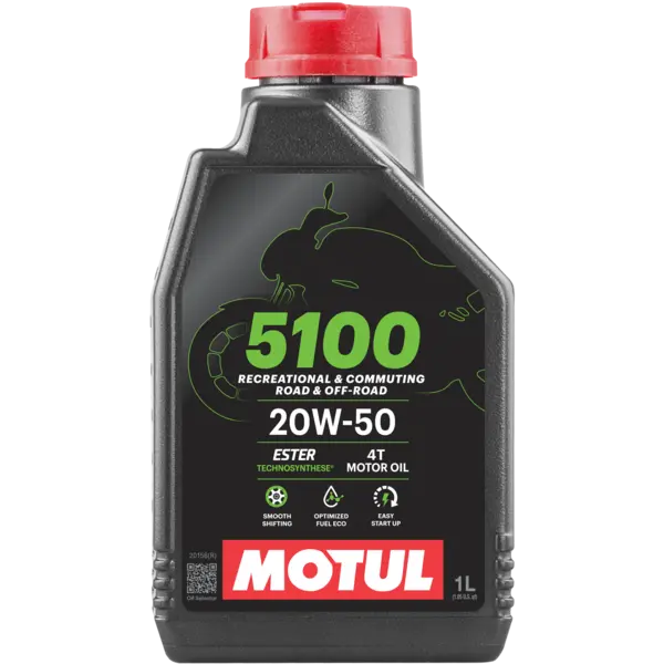 Motul 5100 Semi-Synthetic Blend Oil – 20W‑50