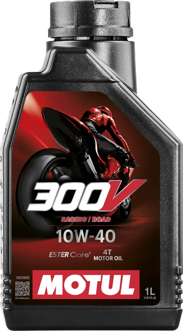 Motul 300V Factory Line Synthetic Ester Oil – 10W‑40 (Extra 1 L Bottle for Oil Change Kit)