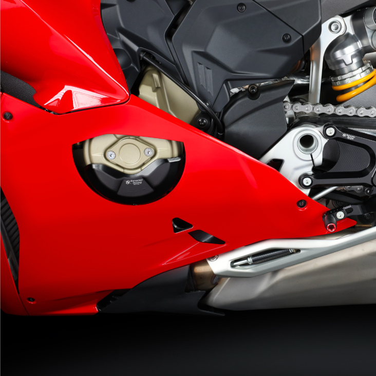 Bonamici Billet Aluminum Engine Case Savers Ducati Panigale V4/V4S 2025