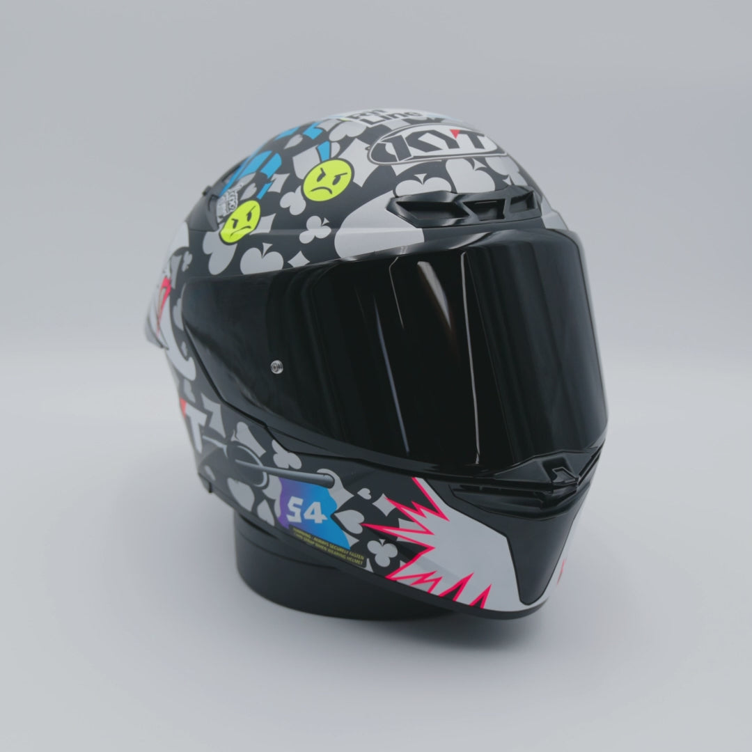 KYT TT Revo Helmet - Riccardo Rossi 2022 Replica – MotoFactory Parts